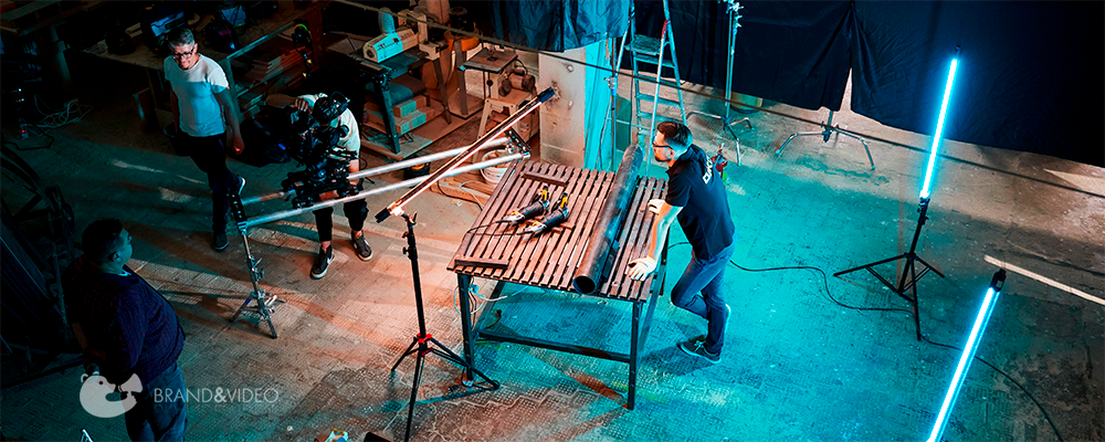 Съемочная площадка общий план