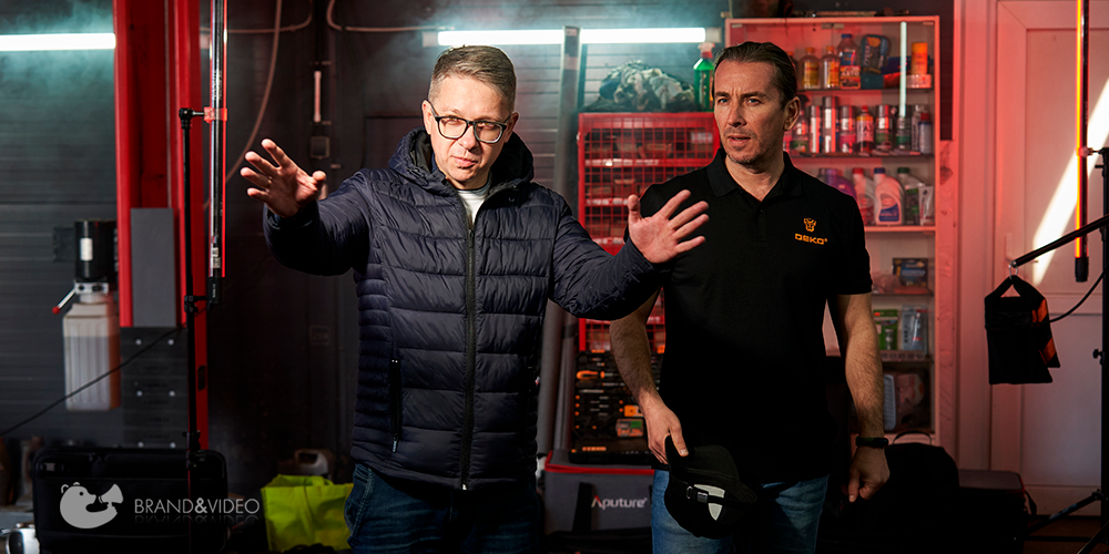 Режиссер ставит задачу актеру