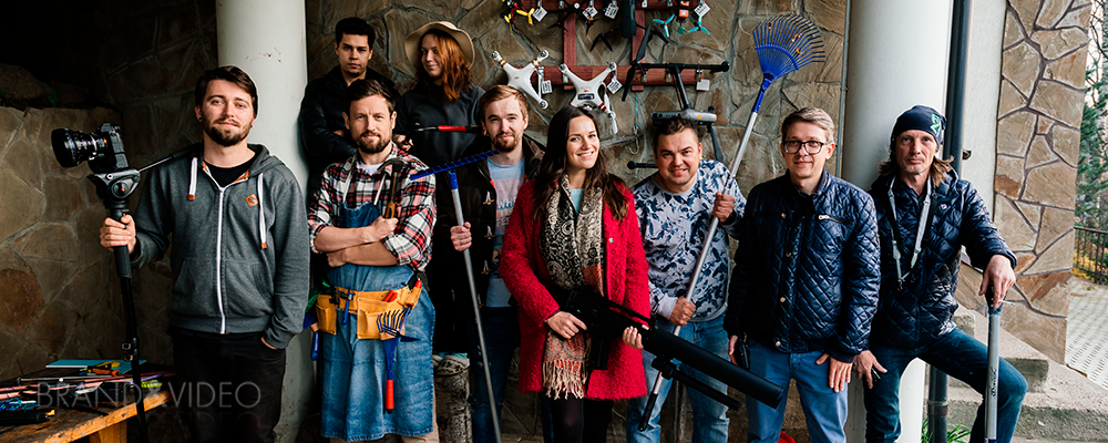 Съёмочная группа, общее фото, съемки ЛПД-800